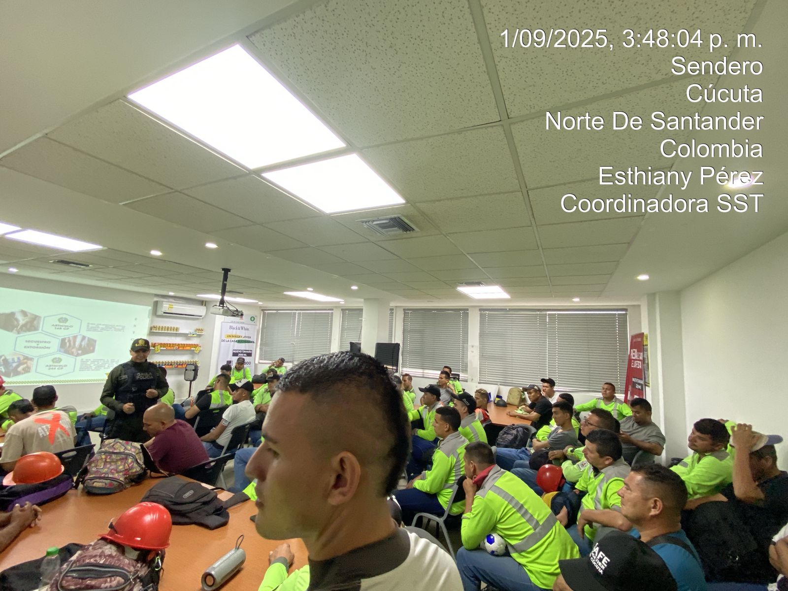 Evidencia de capacitación